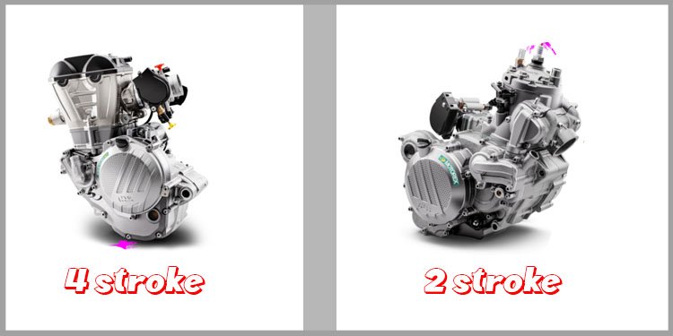 2 stroke and 4 stroke engine